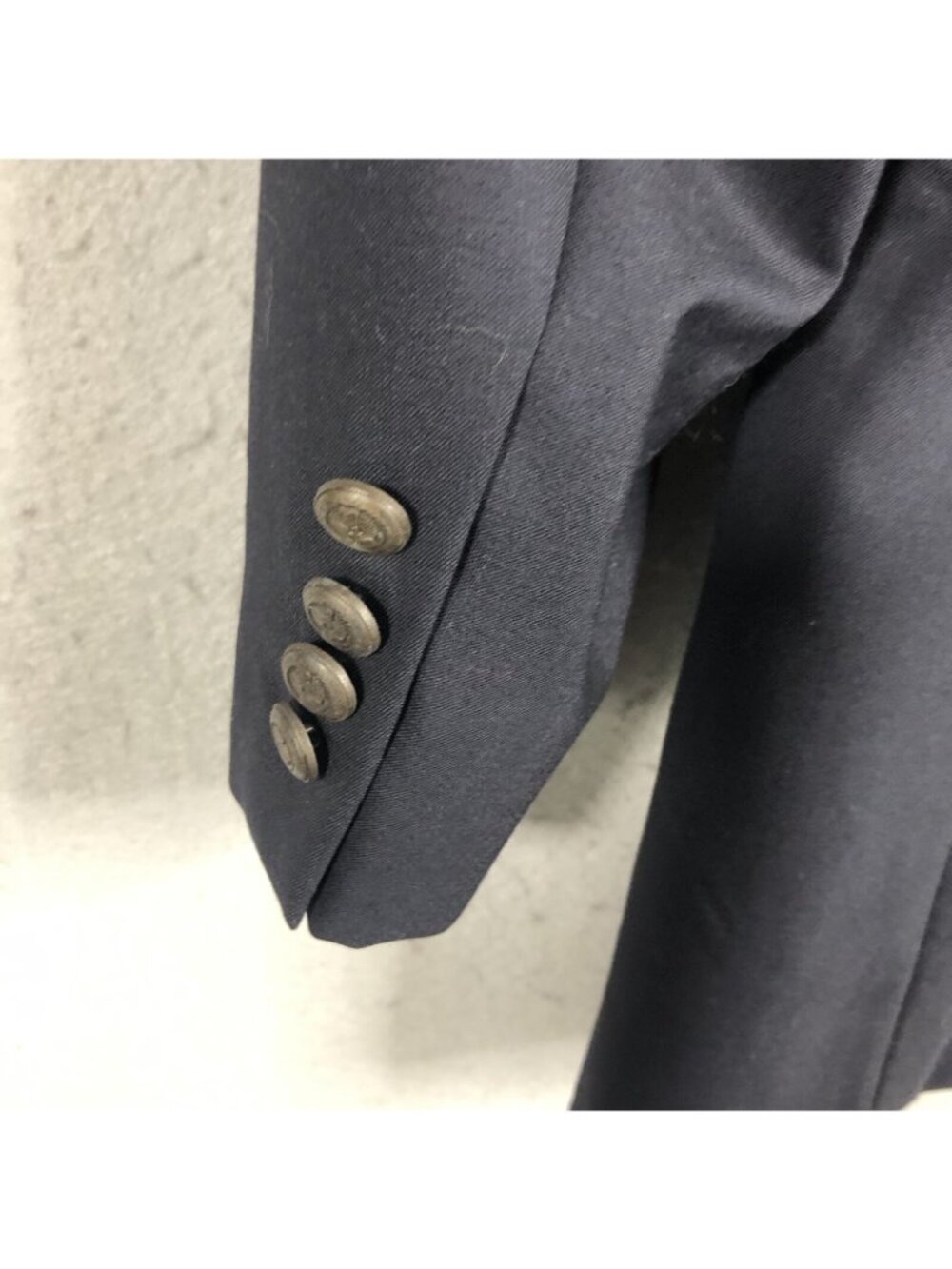 Jos A Bank Blazer Mens 41R Navy Blue 100% Wool Sport Coat Jacket Career - Picture 10 of 16